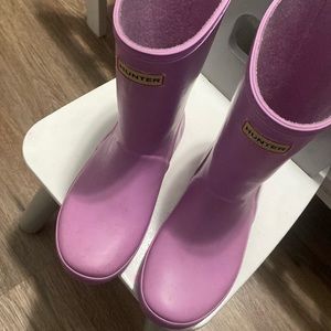 Purple hunter boots!